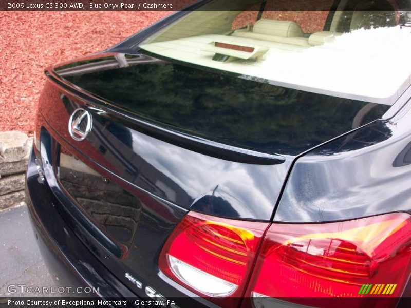 Blue Onyx Pearl / Cashmere 2006 Lexus GS 300 AWD