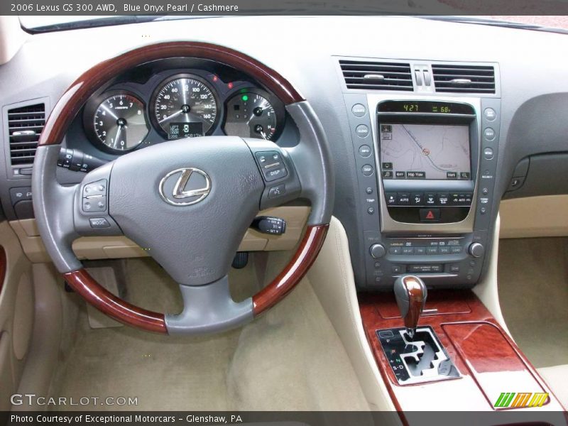 Blue Onyx Pearl / Cashmere 2006 Lexus GS 300 AWD