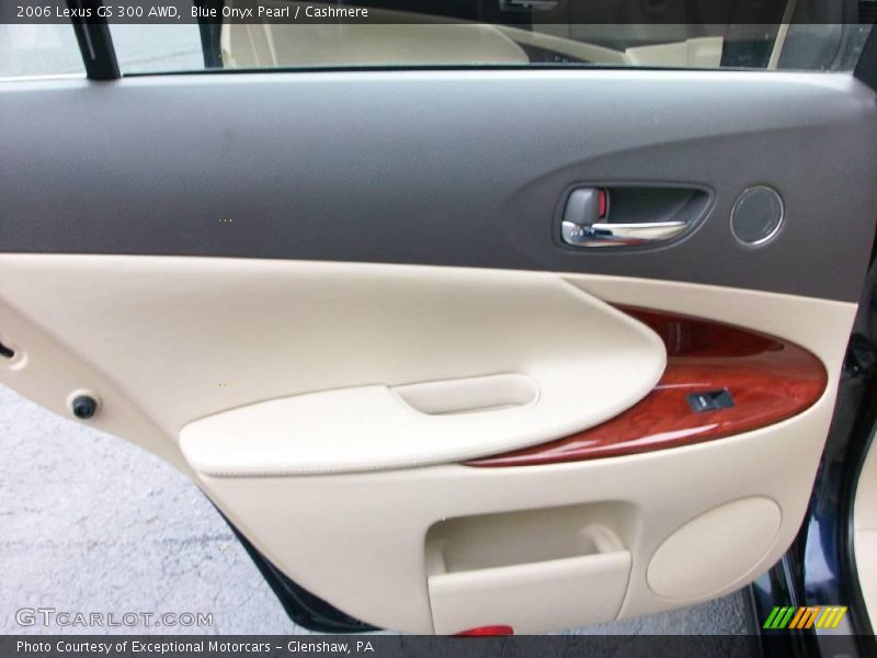 Blue Onyx Pearl / Cashmere 2006 Lexus GS 300 AWD