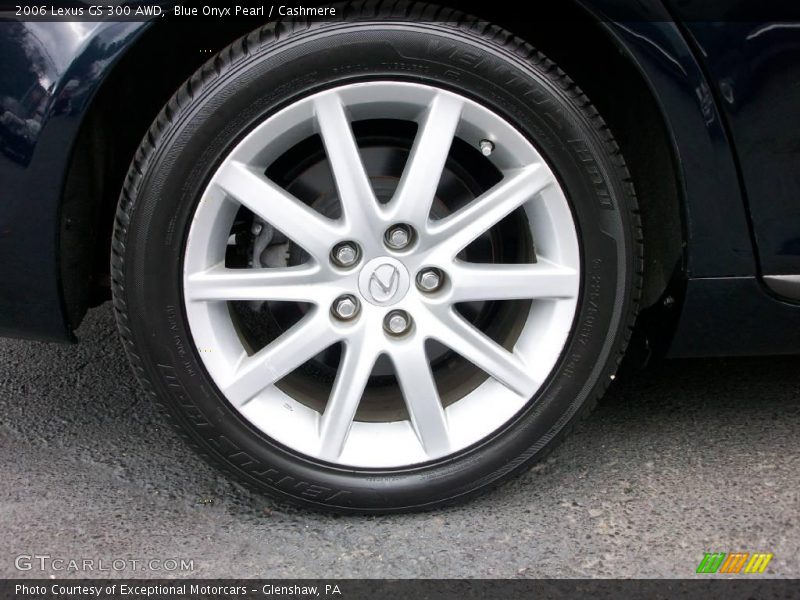 Blue Onyx Pearl / Cashmere 2006 Lexus GS 300 AWD