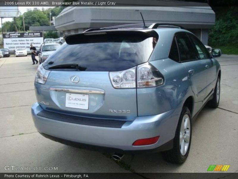 Breakwater Blue Metallic / Light Gray 2006 Lexus RX 330 AWD