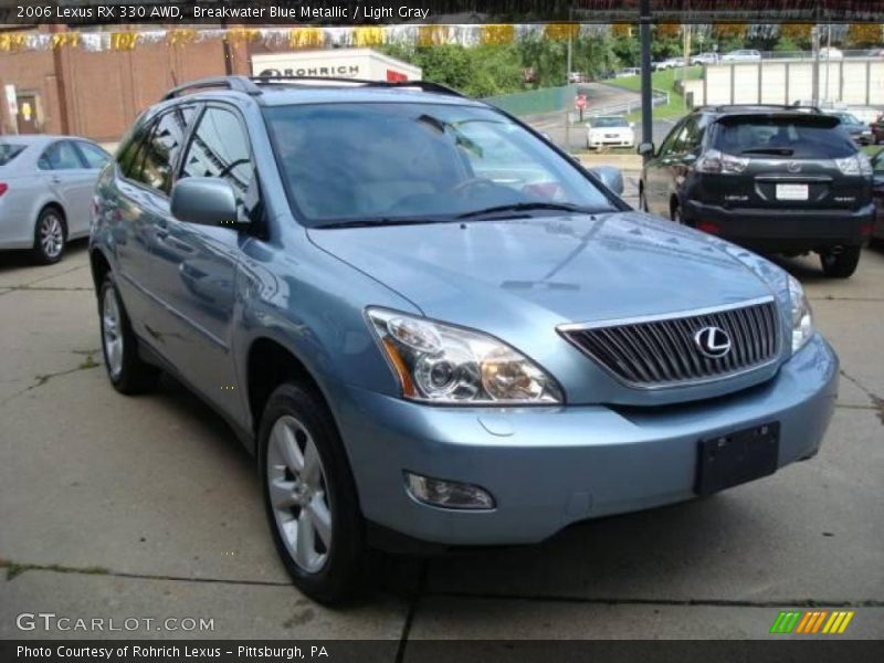Breakwater Blue Metallic / Light Gray 2006 Lexus RX 330 AWD