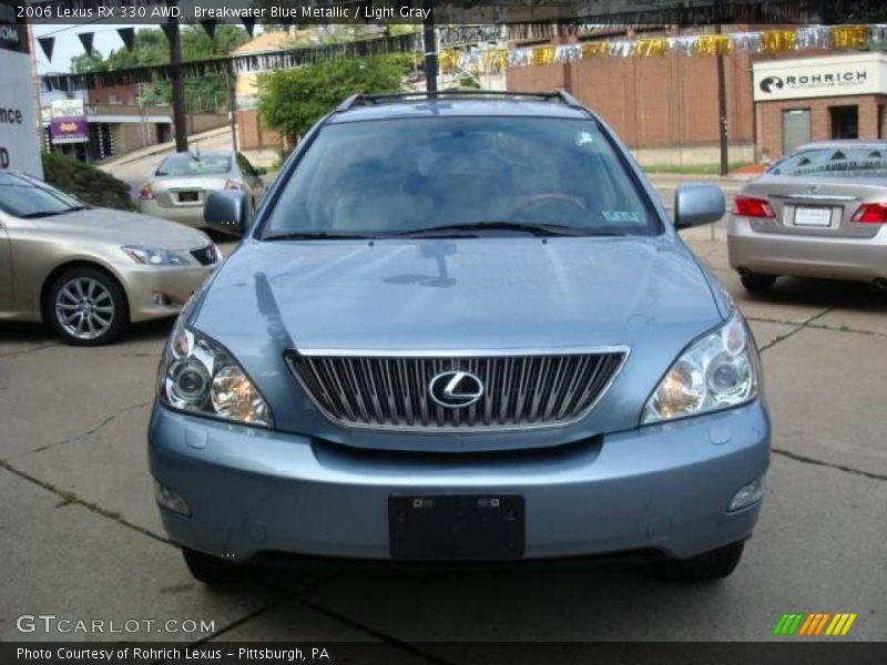 Breakwater Blue Metallic / Light Gray 2006 Lexus RX 330 AWD