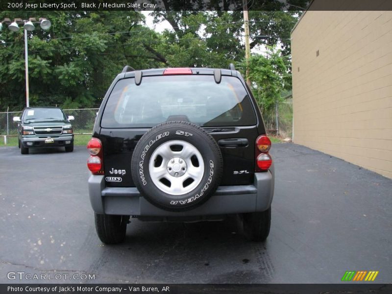 Black / Medium Slate Gray 2006 Jeep Liberty Sport