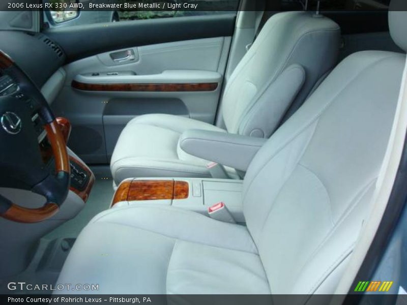 Breakwater Blue Metallic / Light Gray 2006 Lexus RX 330 AWD