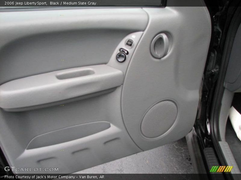 Black / Medium Slate Gray 2006 Jeep Liberty Sport