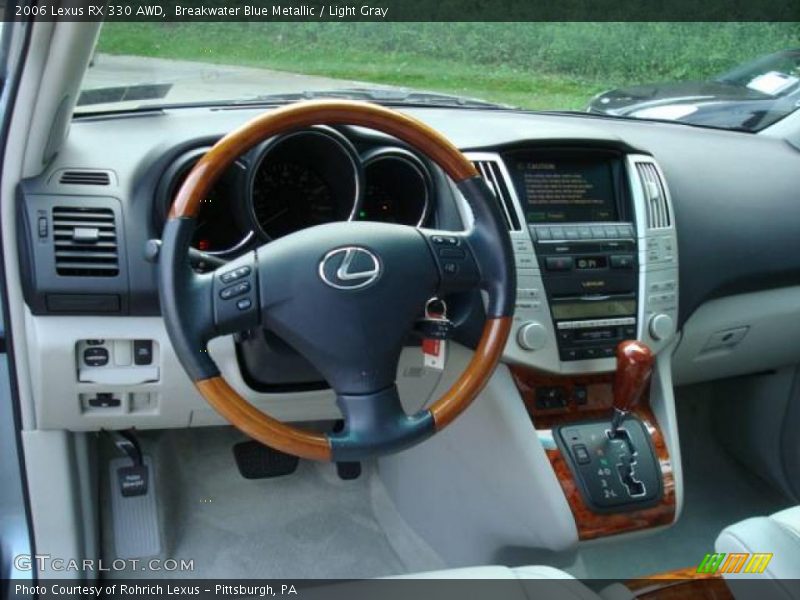 Breakwater Blue Metallic / Light Gray 2006 Lexus RX 330 AWD