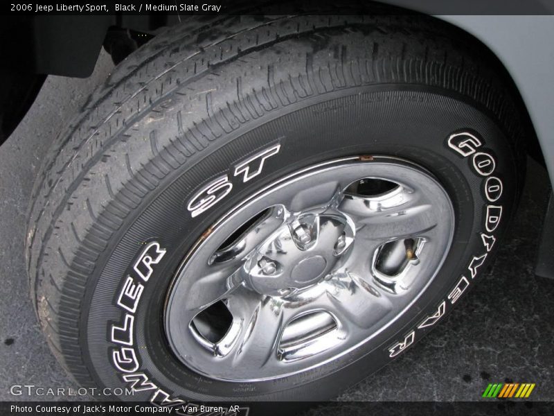 Black / Medium Slate Gray 2006 Jeep Liberty Sport