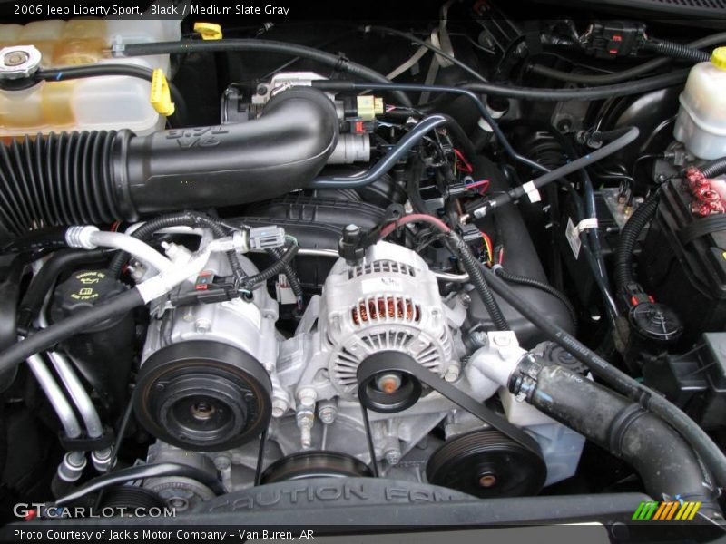 Black / Medium Slate Gray 2006 Jeep Liberty Sport