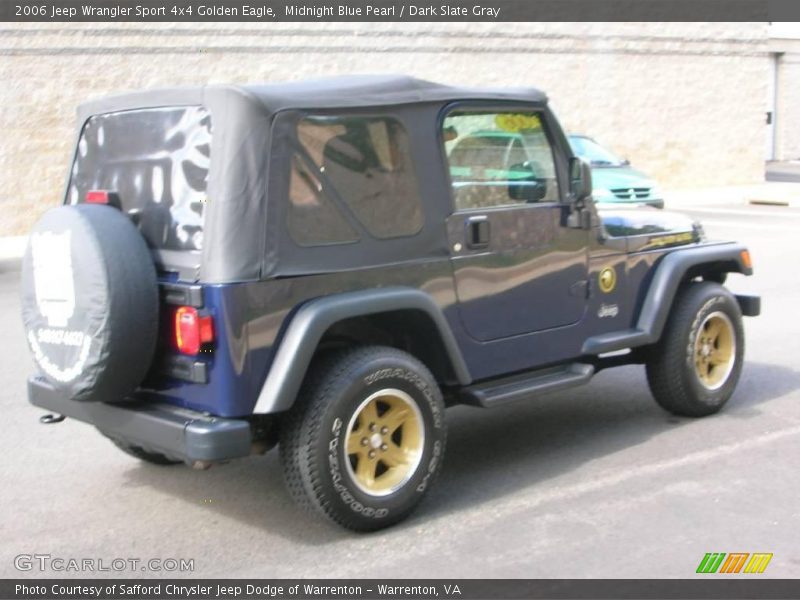 Midnight Blue Pearl / Dark Slate Gray 2006 Jeep Wrangler Sport 4x4 Golden Eagle