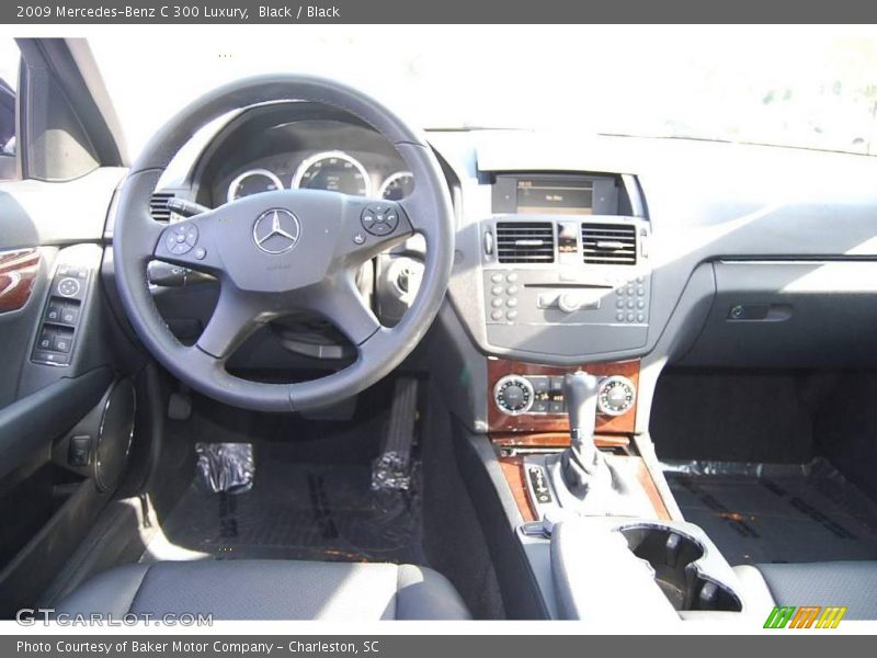 Black / Black 2009 Mercedes-Benz C 300 Luxury