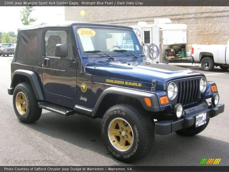 Midnight Blue Pearl / Dark Slate Gray 2006 Jeep Wrangler Sport 4x4 Golden Eagle