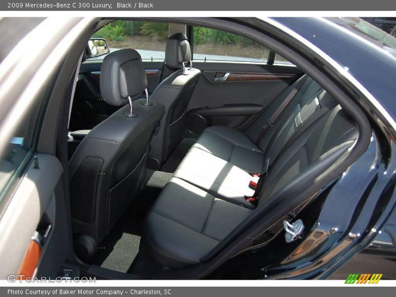 Black / Black 2009 Mercedes-Benz C 300 Luxury