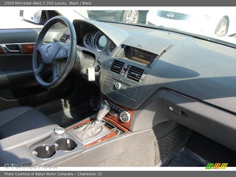 Black / Black 2009 Mercedes-Benz C 300 Luxury