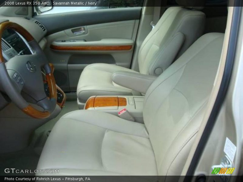 Savannah Metallic / Ivory 2008 Lexus RX 350 AWD