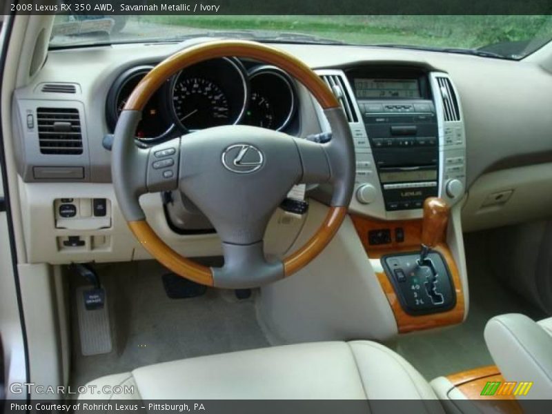 Savannah Metallic / Ivory 2008 Lexus RX 350 AWD