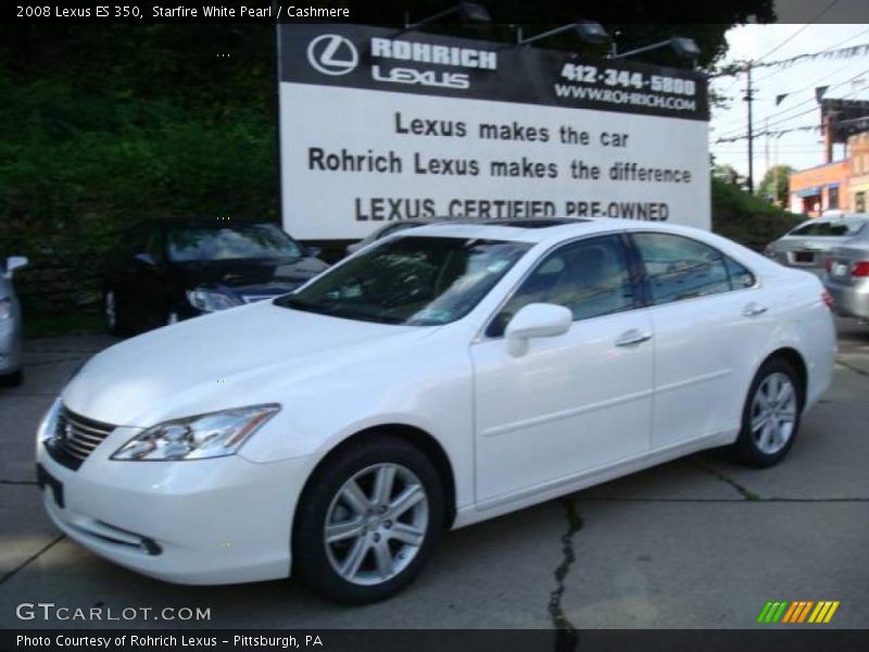 Starfire White Pearl / Cashmere 2008 Lexus ES 350