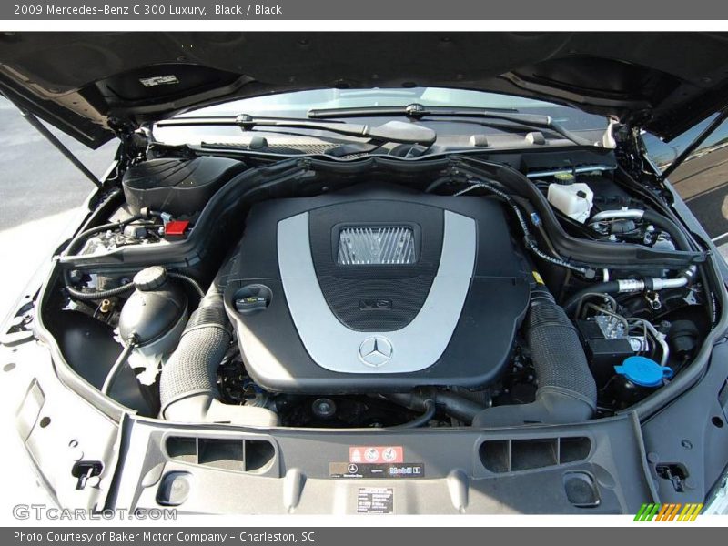 Black / Black 2009 Mercedes-Benz C 300 Luxury
