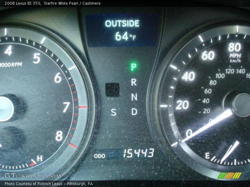 Starfire White Pearl / Cashmere 2008 Lexus ES 350