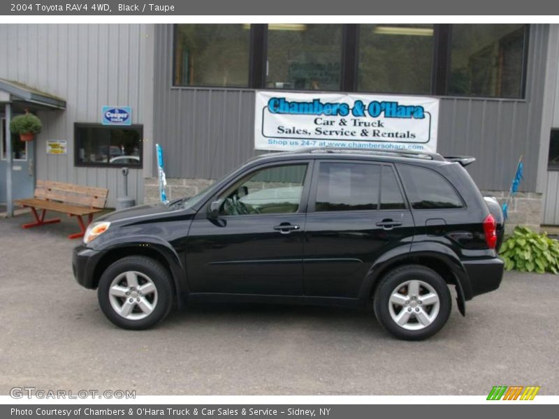 Black / Taupe 2004 Toyota RAV4 4WD