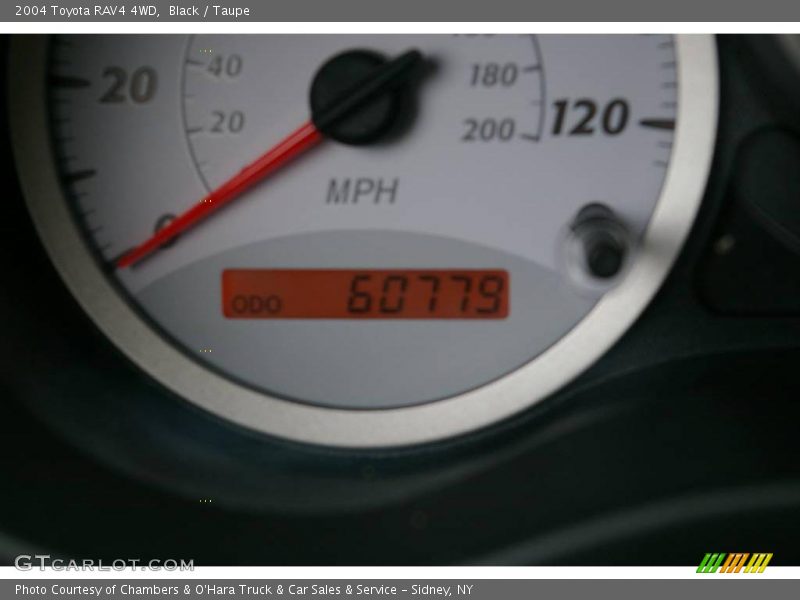 Black / Taupe 2004 Toyota RAV4 4WD