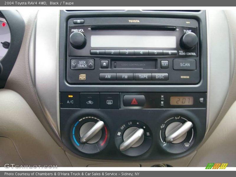 Black / Taupe 2004 Toyota RAV4 4WD