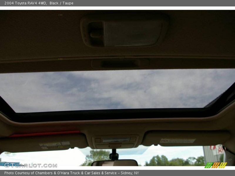 Black / Taupe 2004 Toyota RAV4 4WD