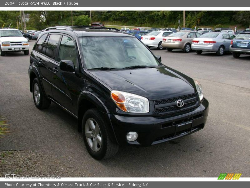 Black / Taupe 2004 Toyota RAV4 4WD