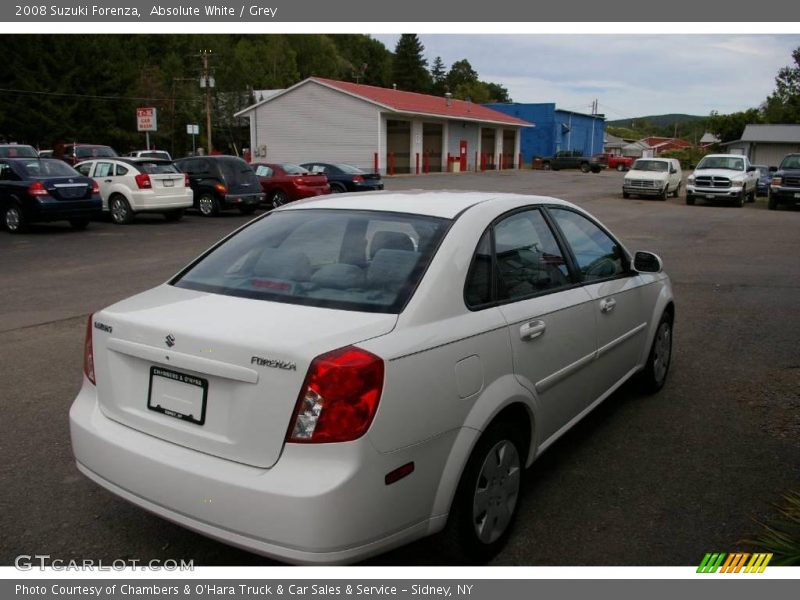 Absolute White / Grey 2008 Suzuki Forenza