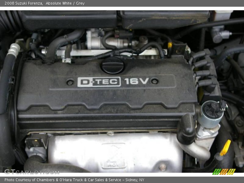 Absolute White / Grey 2008 Suzuki Forenza