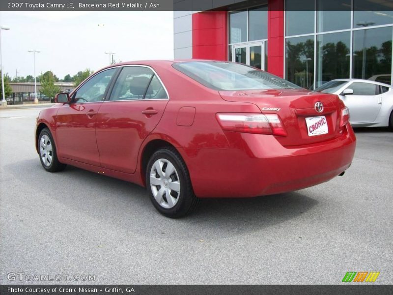 Barcelona Red Metallic / Ash 2007 Toyota Camry LE