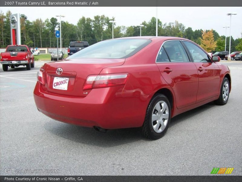 Barcelona Red Metallic / Ash 2007 Toyota Camry LE