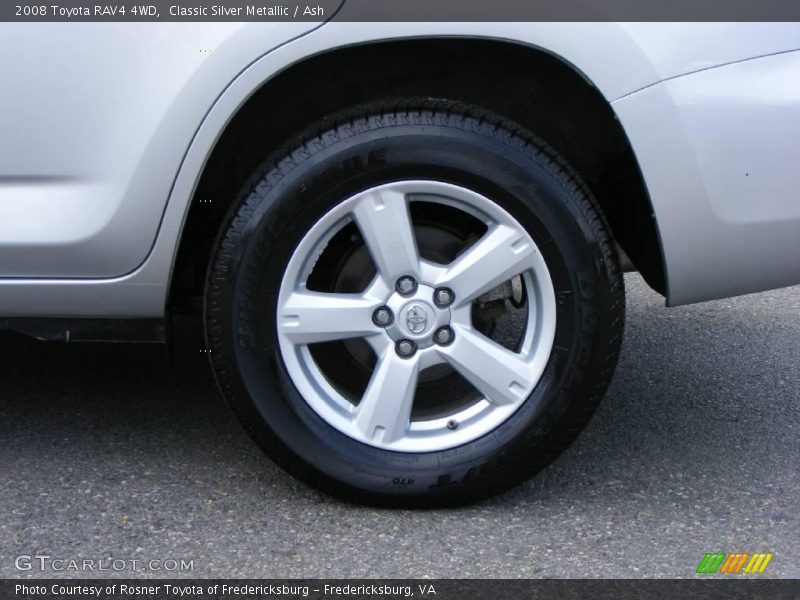 Classic Silver Metallic / Ash 2008 Toyota RAV4 4WD