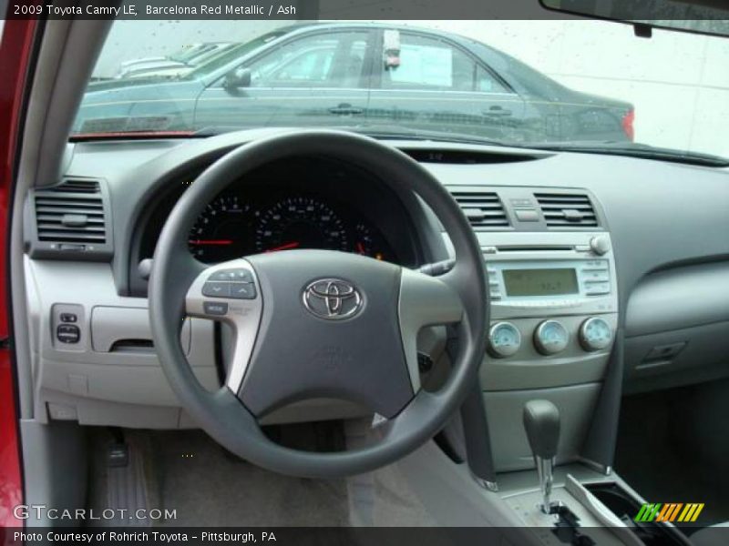 Barcelona Red Metallic / Ash 2009 Toyota Camry LE