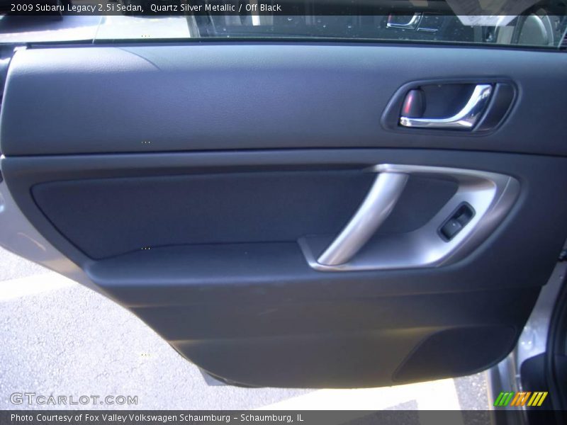 Quartz Silver Metallic / Off Black 2009 Subaru Legacy 2.5i Sedan