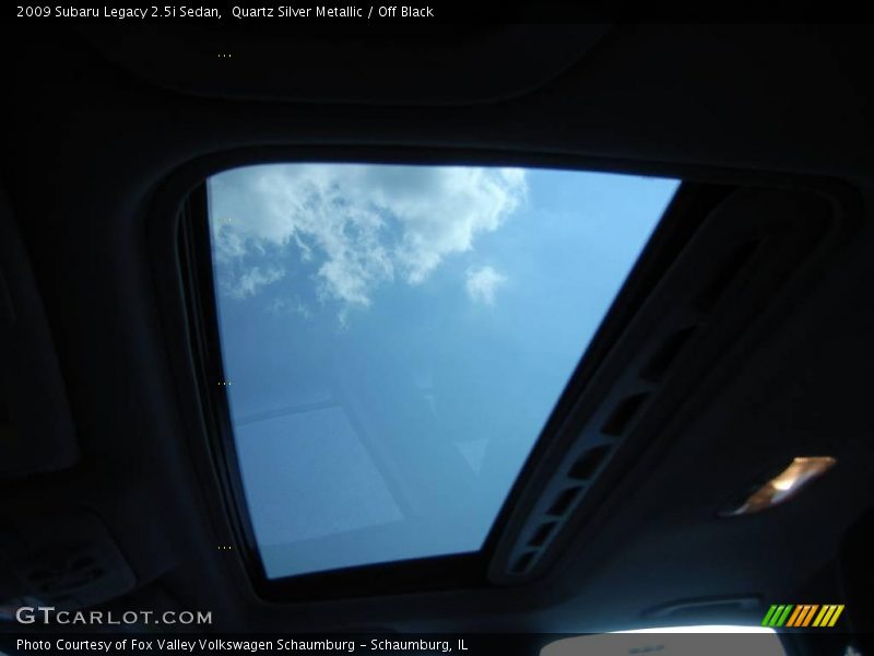 Quartz Silver Metallic / Off Black 2009 Subaru Legacy 2.5i Sedan