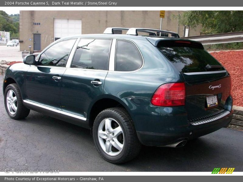 Dark Teal Metallic / Stone/Steel Grey 2004 Porsche Cayenne S