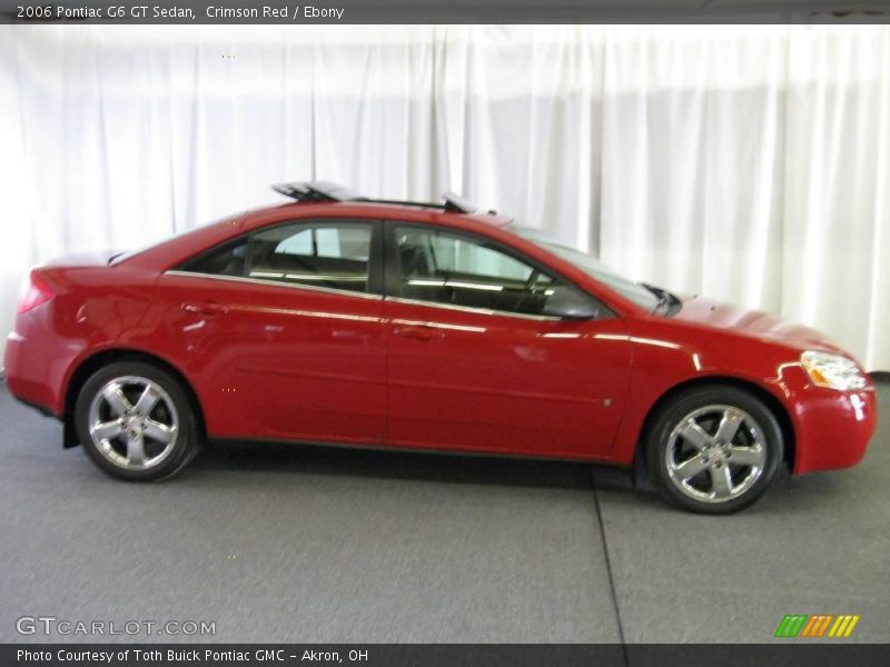 Crimson Red / Ebony 2006 Pontiac G6 GT Sedan