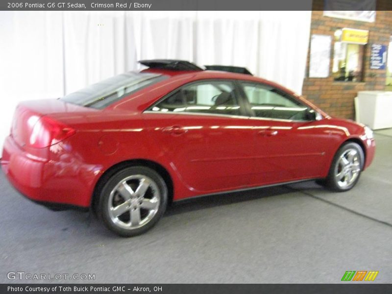 Crimson Red / Ebony 2006 Pontiac G6 GT Sedan