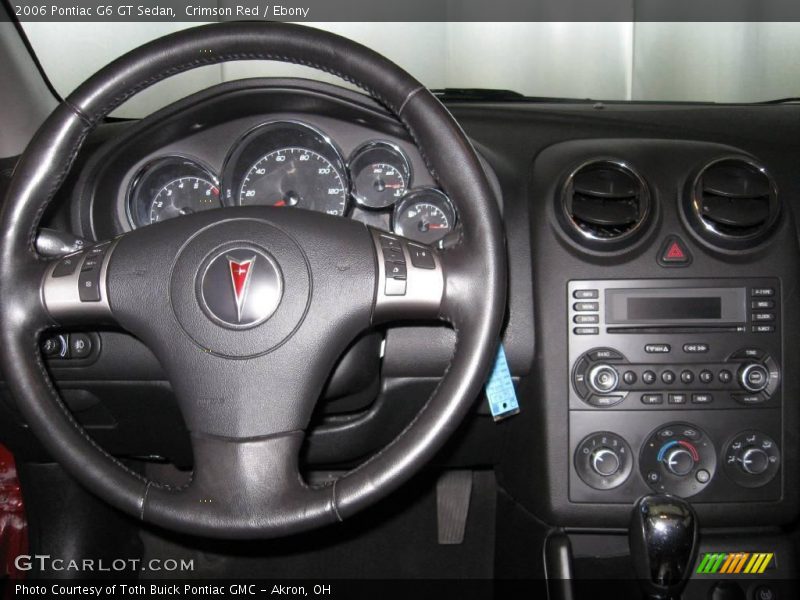 Crimson Red / Ebony 2006 Pontiac G6 GT Sedan