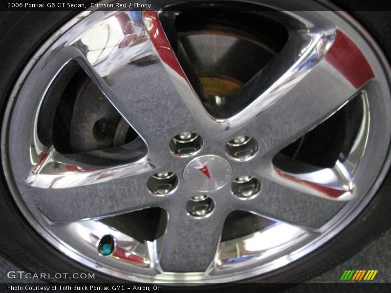 Crimson Red / Ebony 2006 Pontiac G6 GT Sedan