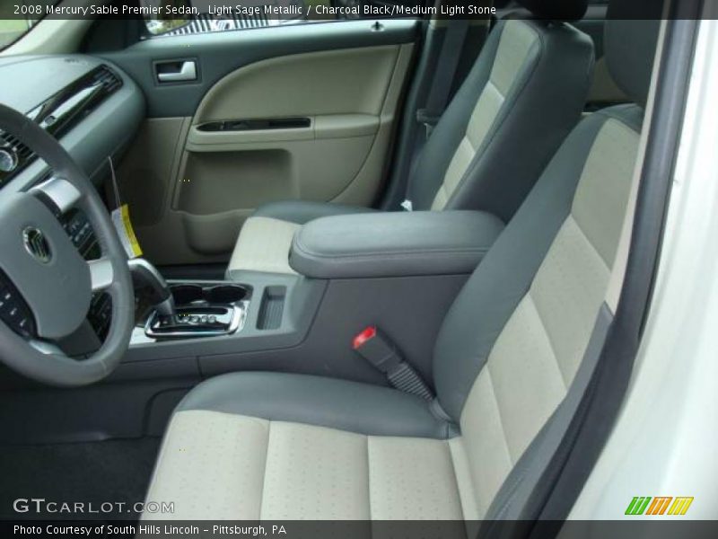 Light Sage Metallic / Charcoal Black/Medium Light Stone 2008 Mercury Sable Premier Sedan