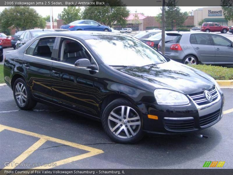 Black / Anthracite Black 2006 Volkswagen Jetta 2.5 Sedan