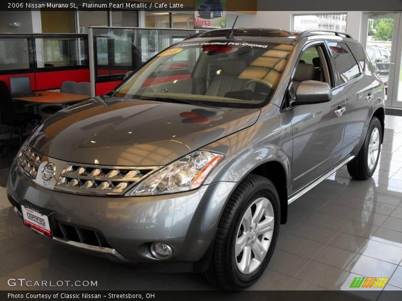 Platinum Pearl Metallic / Cafe Latte 2006 Nissan Murano SL