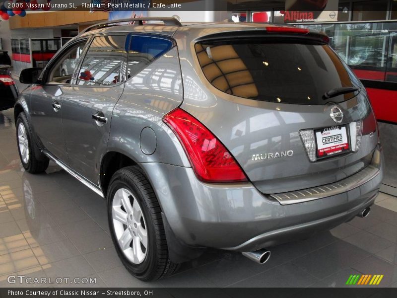 Platinum Pearl Metallic / Cafe Latte 2006 Nissan Murano SL