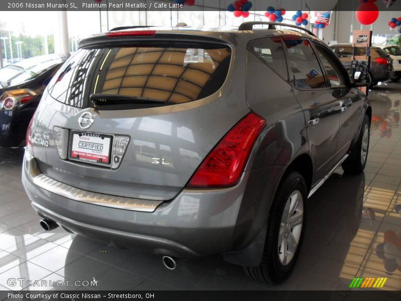 Platinum Pearl Metallic / Cafe Latte 2006 Nissan Murano SL
