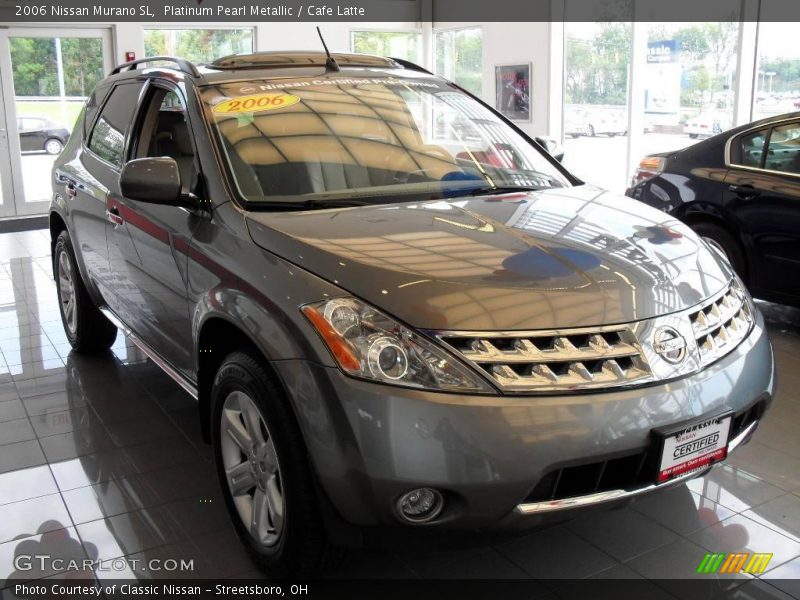 Platinum Pearl Metallic / Cafe Latte 2006 Nissan Murano SL
