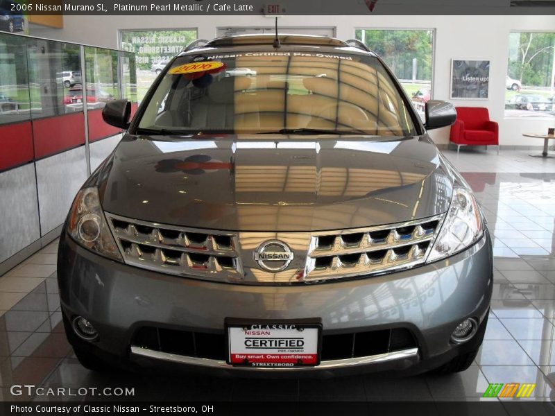 Platinum Pearl Metallic / Cafe Latte 2006 Nissan Murano SL