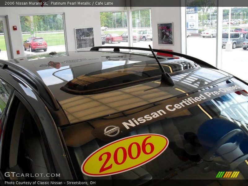 Platinum Pearl Metallic / Cafe Latte 2006 Nissan Murano SL