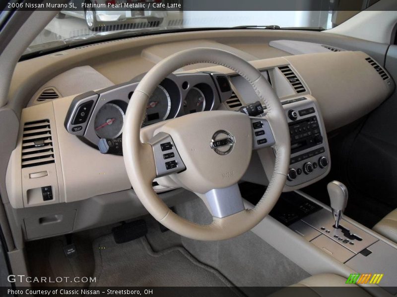 Platinum Pearl Metallic / Cafe Latte 2006 Nissan Murano SL